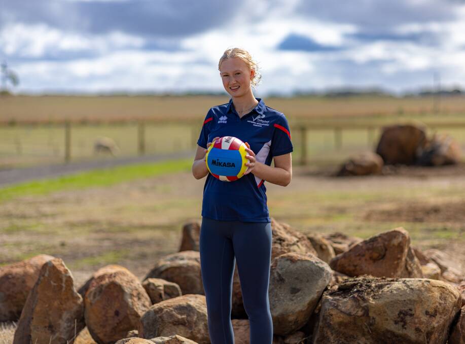 Hilary Hannagan has been picked in the Melbourne Vipers volleyball squad. Picture by Eddie Guerrero