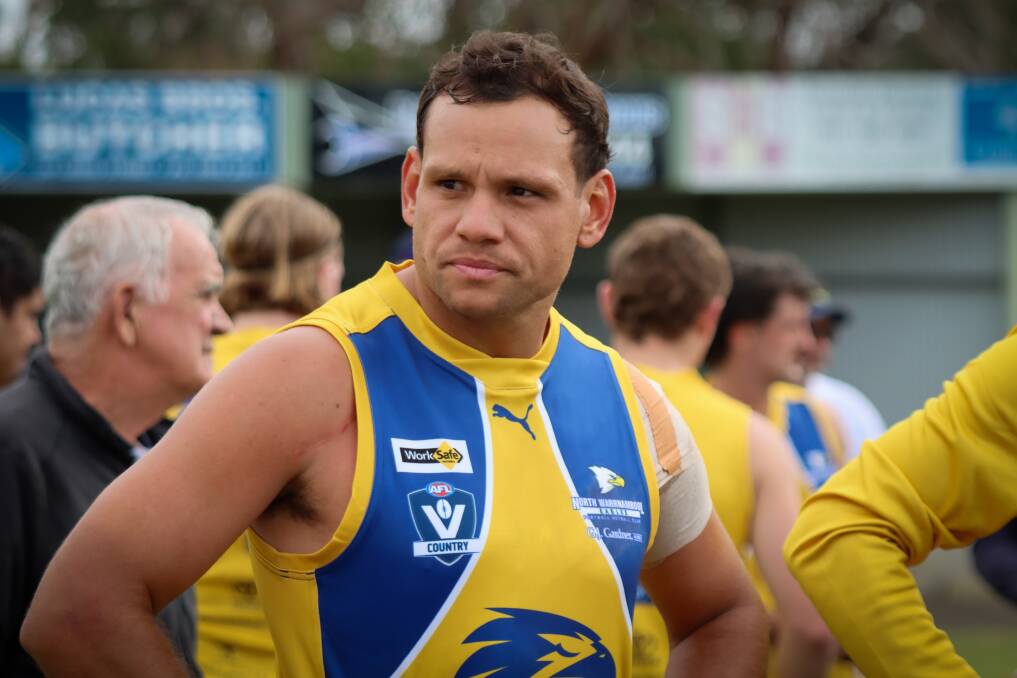 Steven Motlop shone on debut for North Warrnambool Eagles. Picture by Justine McCullagh-Beasy