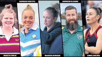 Five new Warrnambool and District A-grade netball coaches are excited for the season ahead. Pictures by Sean McKenna, Anthony Brady and File