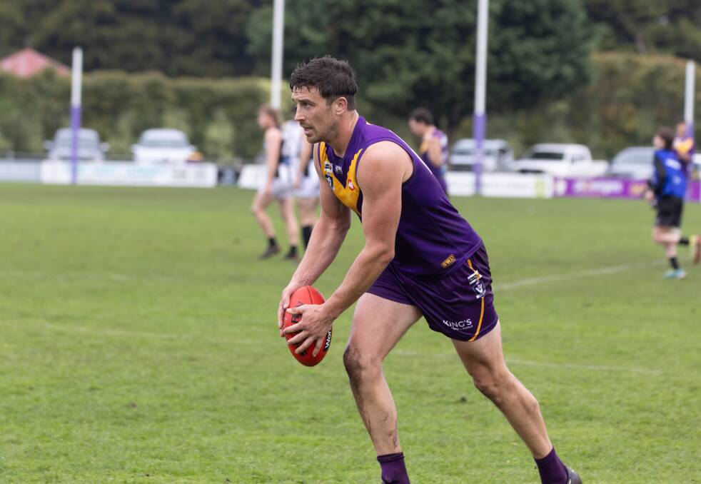 Port Fairy skipper Matt Sully impresses against South Warrnambool. Picture by Anthony Brady