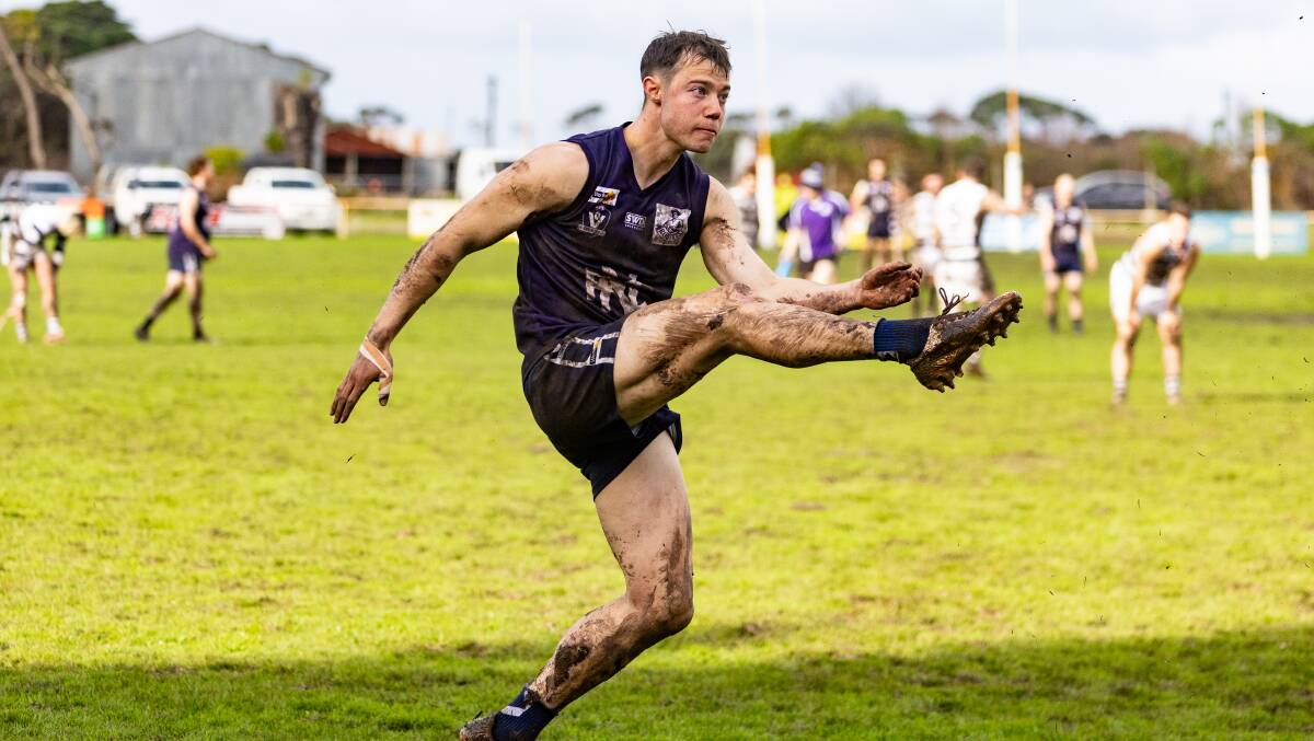 Nirranda forward Jackson Couch made a successful return from injury. Picture by Anthony Brady