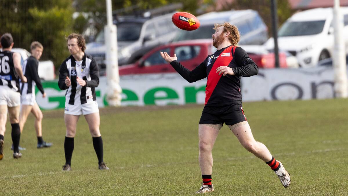 Cobden skipper Paul Pekin was dominant against Camperdown. Picture by Anthony Brady