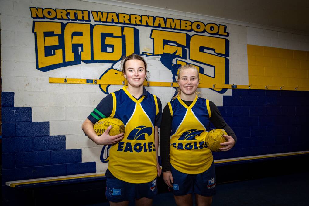 Zarah Timpson and Lily Shand have both had strong seasons for the Eagles. Picture by Eddie Guerrero
