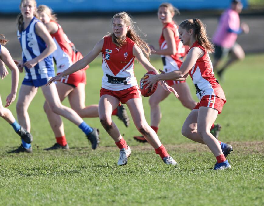 Hannah Rooke, pictured earlier in the season, starred for the Roosters on Sunday. Picture by Sean McKenna