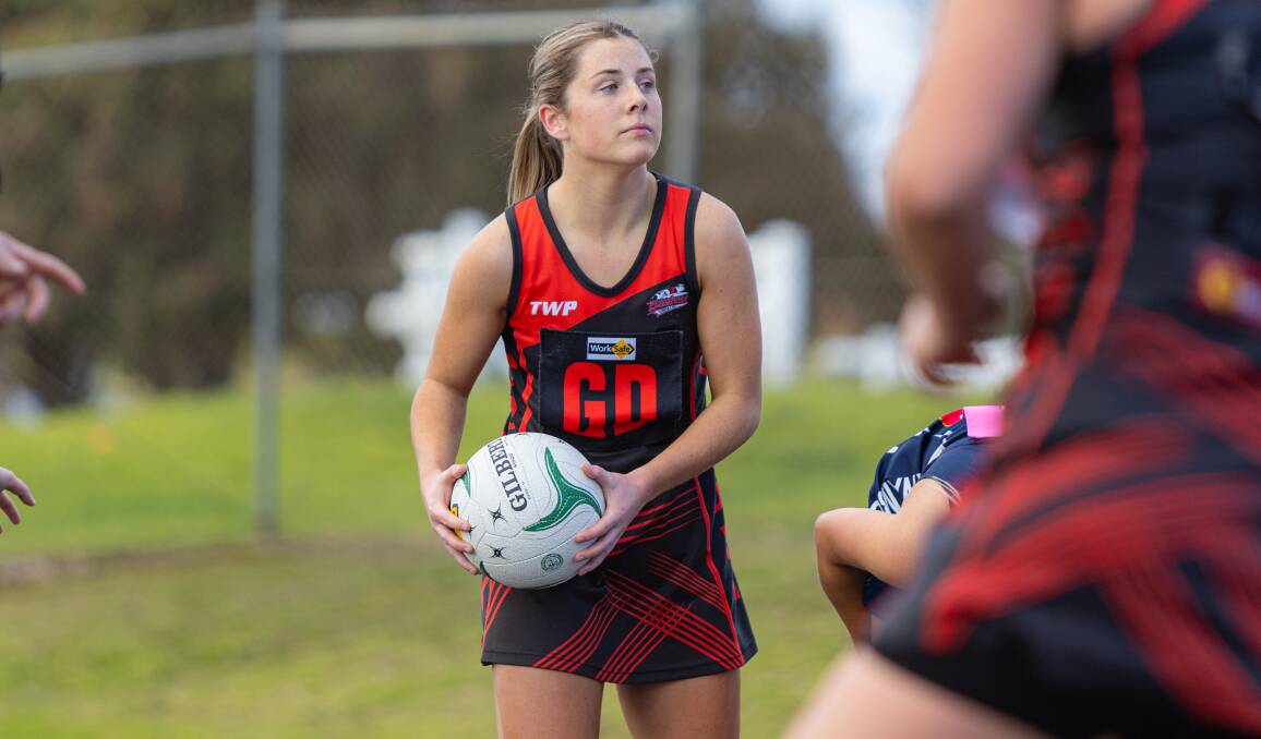 Youngster Lara Taylor was a standout for the Bombers against Warrnambool. Picture by Eddie Guerrero