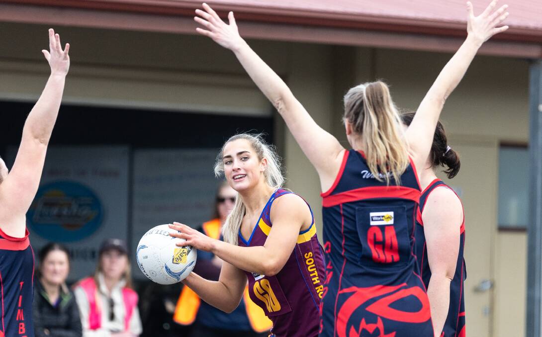 Georgia White, pictured earlier in the year, was one of South Rovers' best in their win against Old Collegians. Picture by Anthony Brady