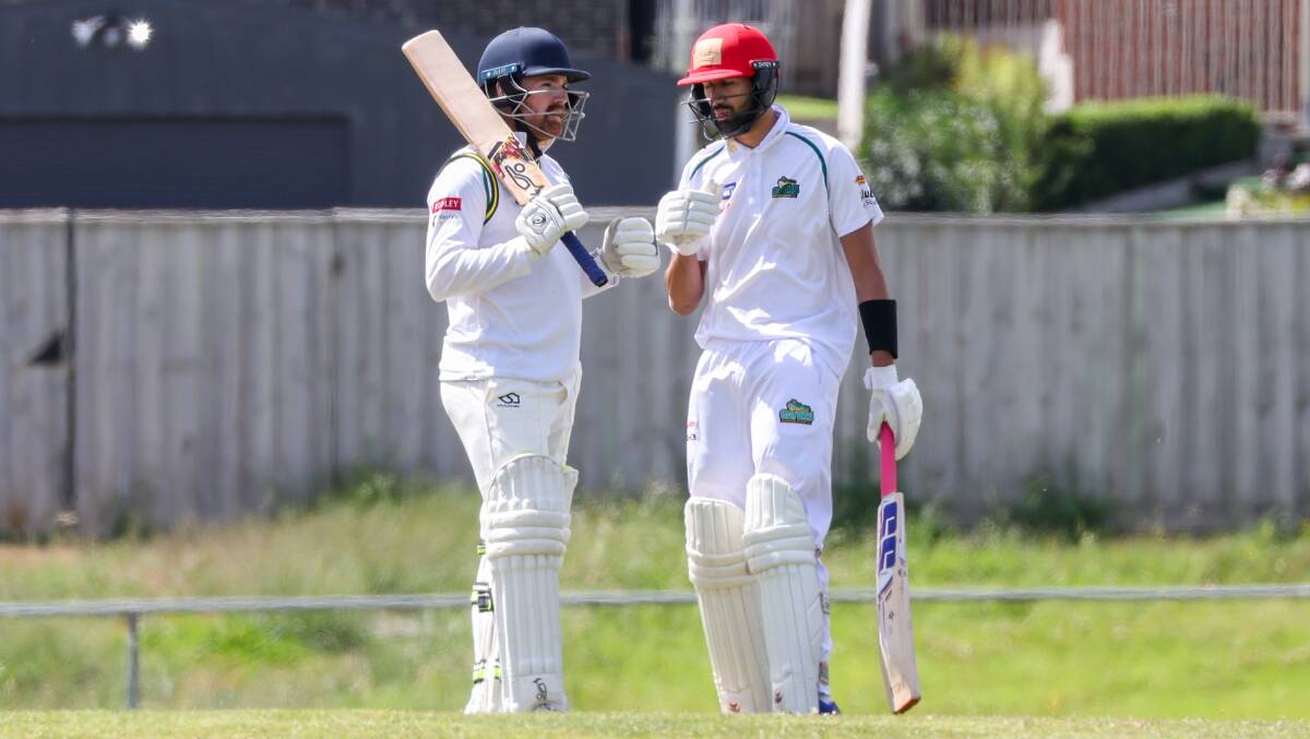 Brandon Bant and Rommel Shahzad combined for an 88-run partnership. Picture by Eddie Guerrero