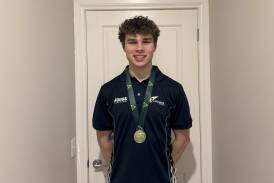 Joseph Ahearn won a silver medal for Victoria at the national championships. Picture supplied