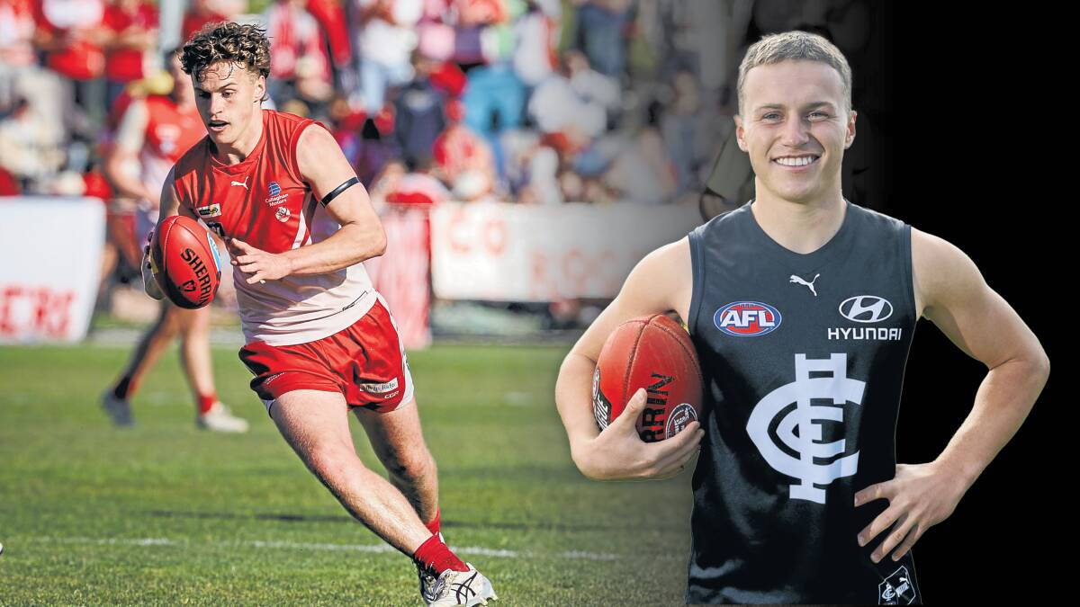 Carlton VFL and South Warrnambool midfielder Archie Stevens is excited for the upcoming season. Pictures by Sean McKenna and Eddie Guerrero