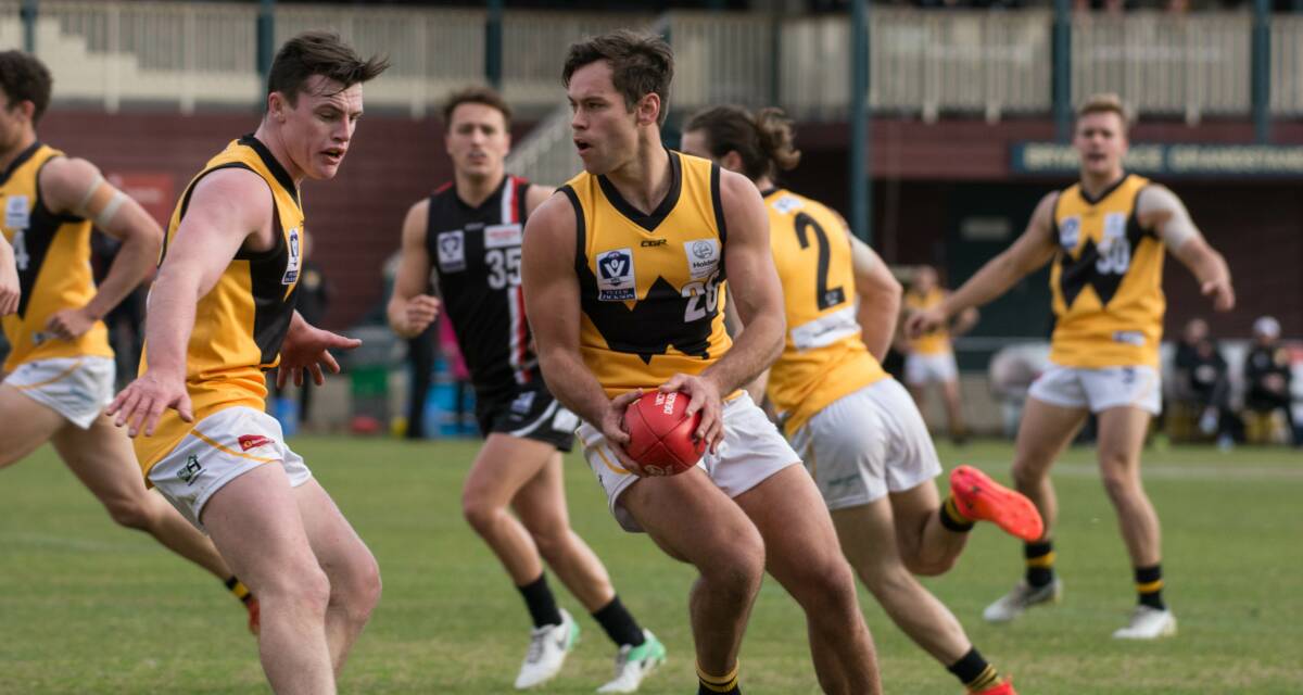 Ben Moloney during his time with Werribee. Picture by Jessica Ward Photography