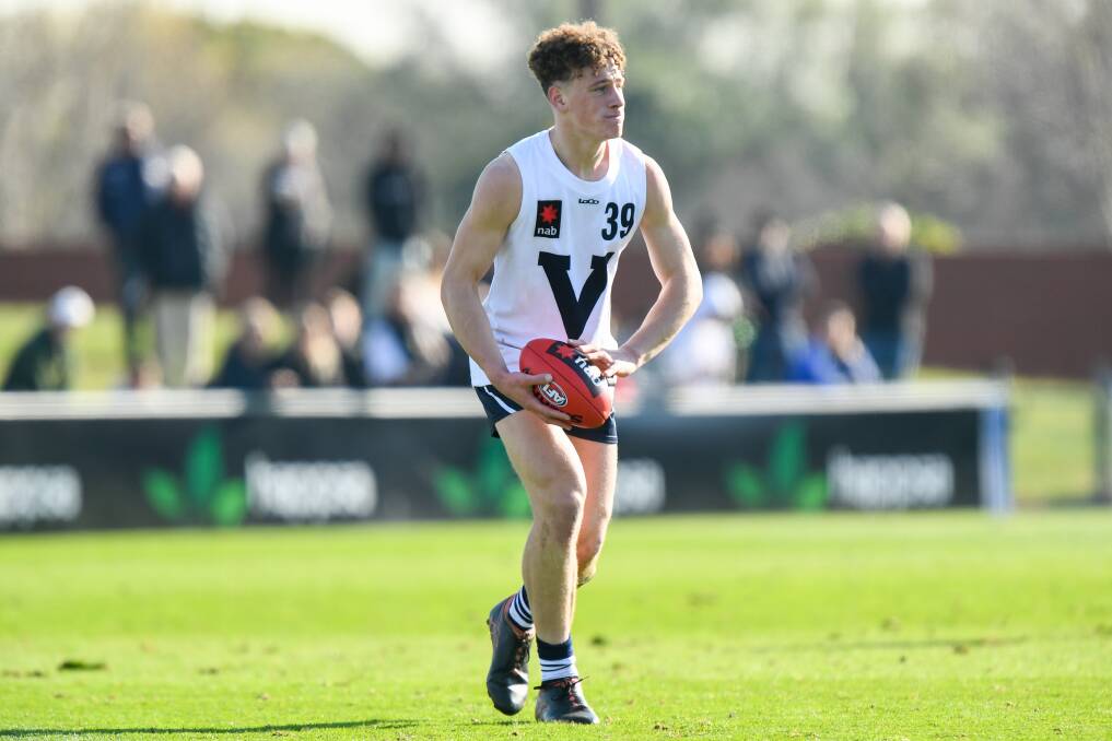 Josh Rentsch playing for the Vic Country under 18 side in 2021. File picture