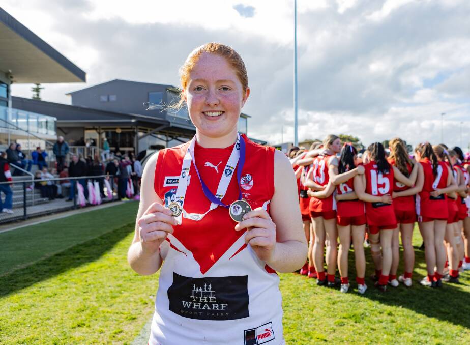 Scarlett O'Donnell was awarded the best-on-ground medal. Picture by Anthony Brady