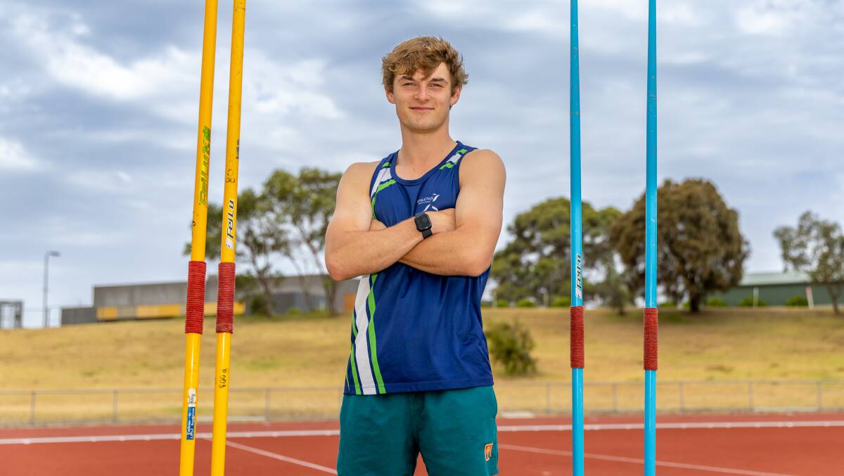 Warrnambool javelin thrower Jeff Collins will compete at the national championships. Picture by Eddie Guerrero
