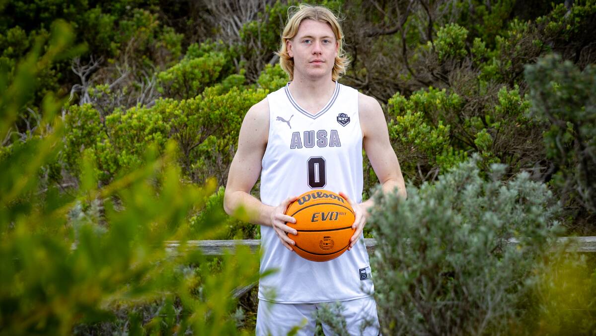 Warrnambool teen Ollie Harris has a bright future in basketball. Picture by Eddie Guerrero