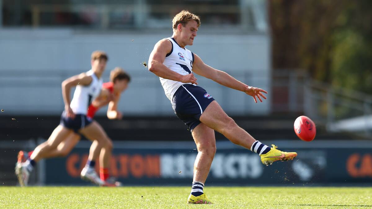 George Stevens had 25 disposals and a goal against SA. Picture by Getty Images
