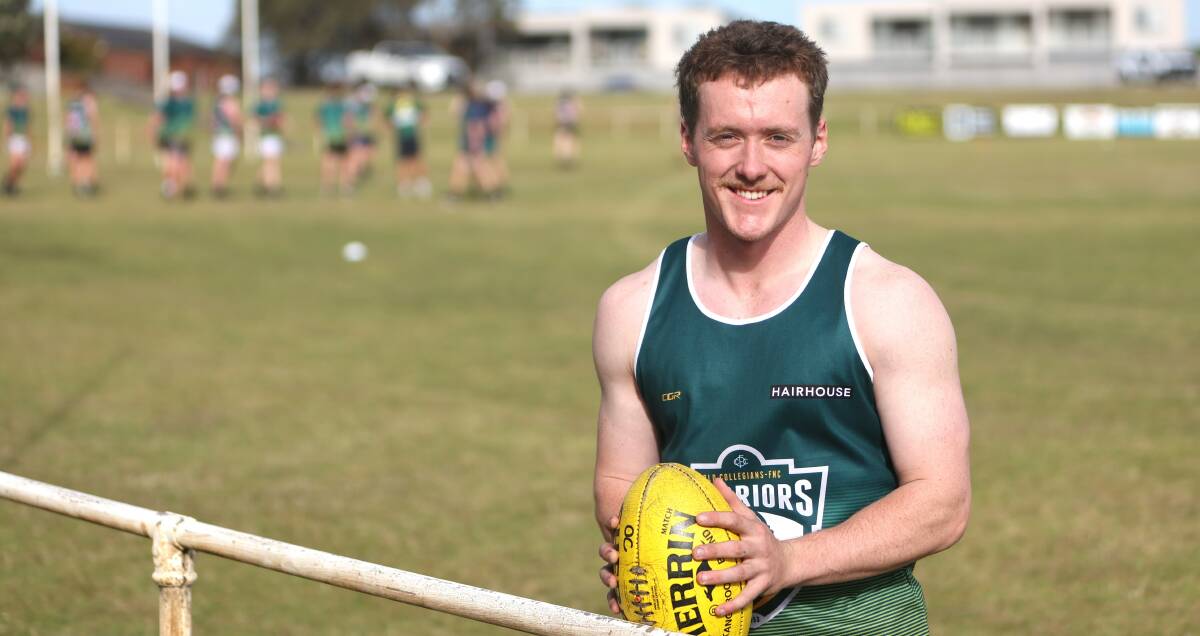 Ben Harvey is looking forward to playing with Old Collegians in 2024. Picture by Anthony Brady