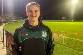 Archie Stevens will captain the Hampden league's under 23 interleague team against Ballarat. 