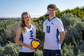 Warrnambool's Emma Hannagan and Joseph Ahearn will represent Victorian under 19 sides at the upcoming national championships. Picture by Eddie Guerrero