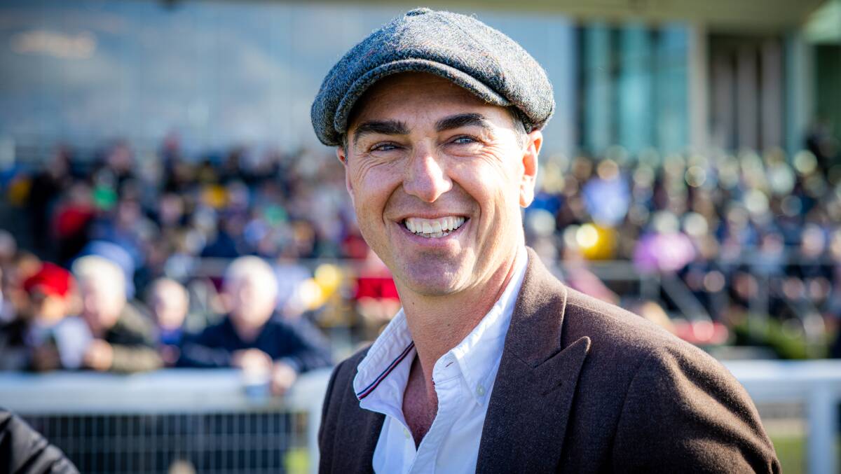 Symon Wilde, pictured at the 2024 Warrnambool May Racing Carnival, says Fabalot is suited to a front-running role. Picture by Eddie Guerrero