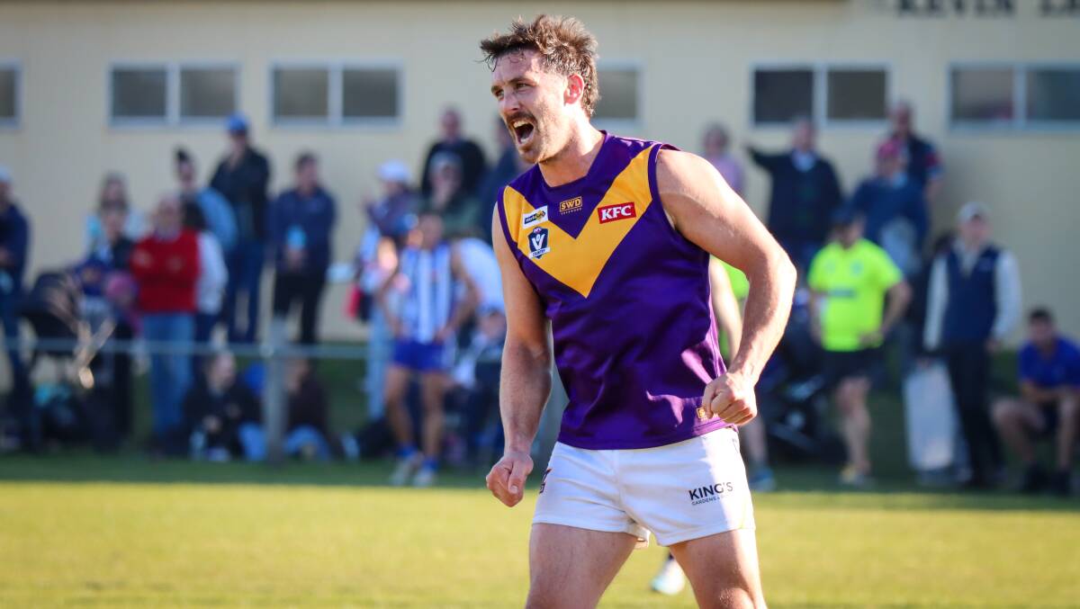Port Fairy's Matt Sully, pictured earlier in the season, will head to the tribunal to contest a suspension. Picture by Justine McCullagh-Beasy