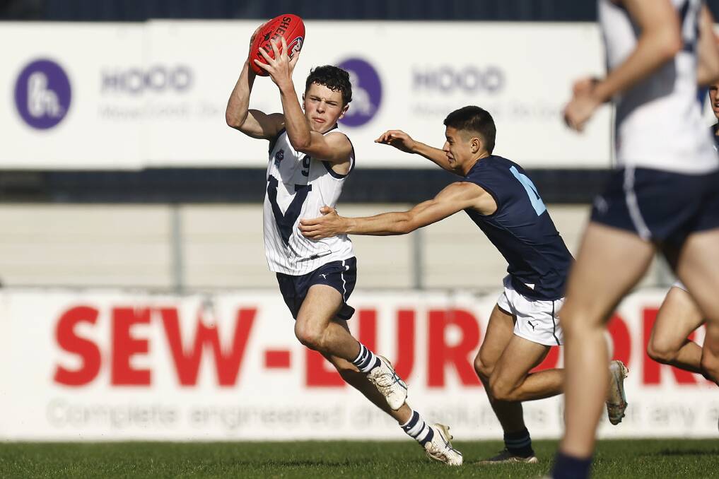 Cobden's Archie Taylor featured in all three games for Vic Country in its under 16 national campaign. Picture by Getty Images