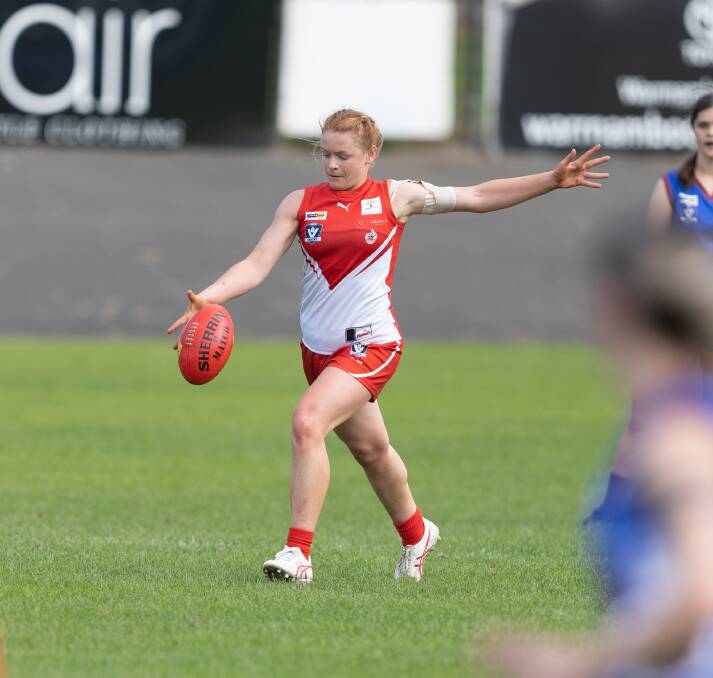 South Warrnambool's Jane McMeel will return to the Roosters now Geelong's VFLW season is over. Picture by Eddie Guerrero