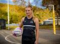 Indi Cameron is part of the next generation of netball talent at Camperdown. Picture by Eddie Guerrero