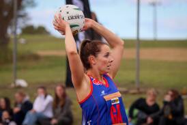 Terang Mortlake's Jacqui Arundell, pictured earlier in the year against Warrnambool, played well against Port Fairy. Picture by Justine McCullagh-Beasy