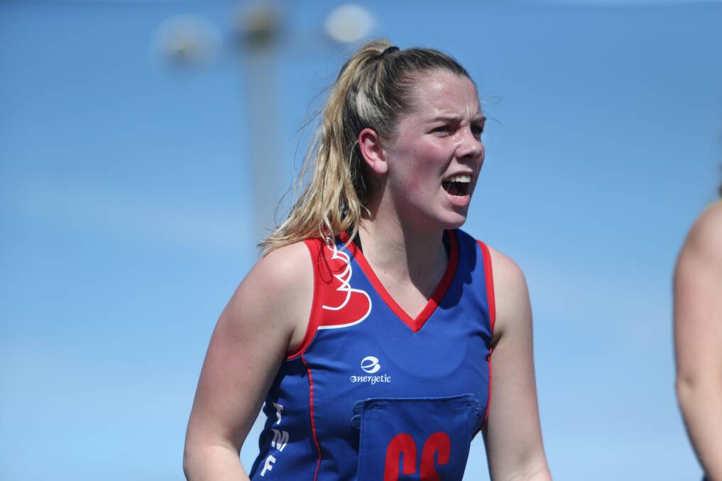Jacqui Arundell during a semi-final against North Warrnambool Eagles in 2015. File picture
