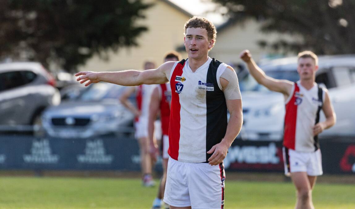 Jack Block, pictured earlier in the year, was a standout for Koroit in its win against Portland. Picture by Anthony Brady