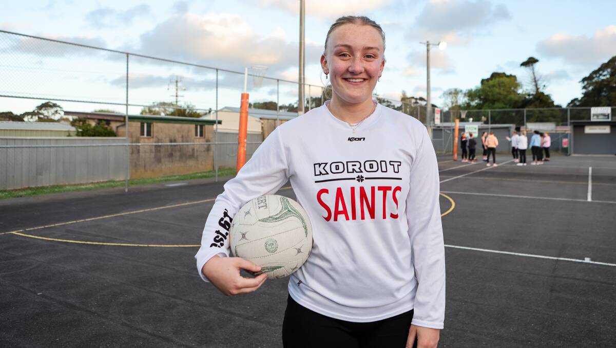 Molly McLaren will trial for the 17 and under Victorian netball side. Picture by Anthony Brady