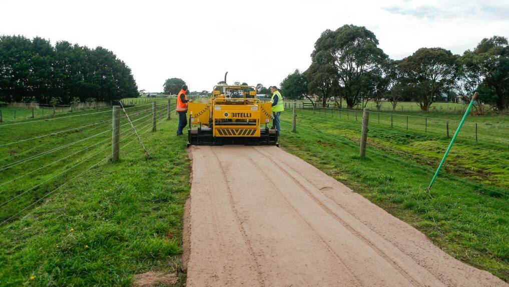 Resurfacing work on the Port Fairy-Warrnambool Rail Trail should be completed by mid-October. Picture by Anthony Brady