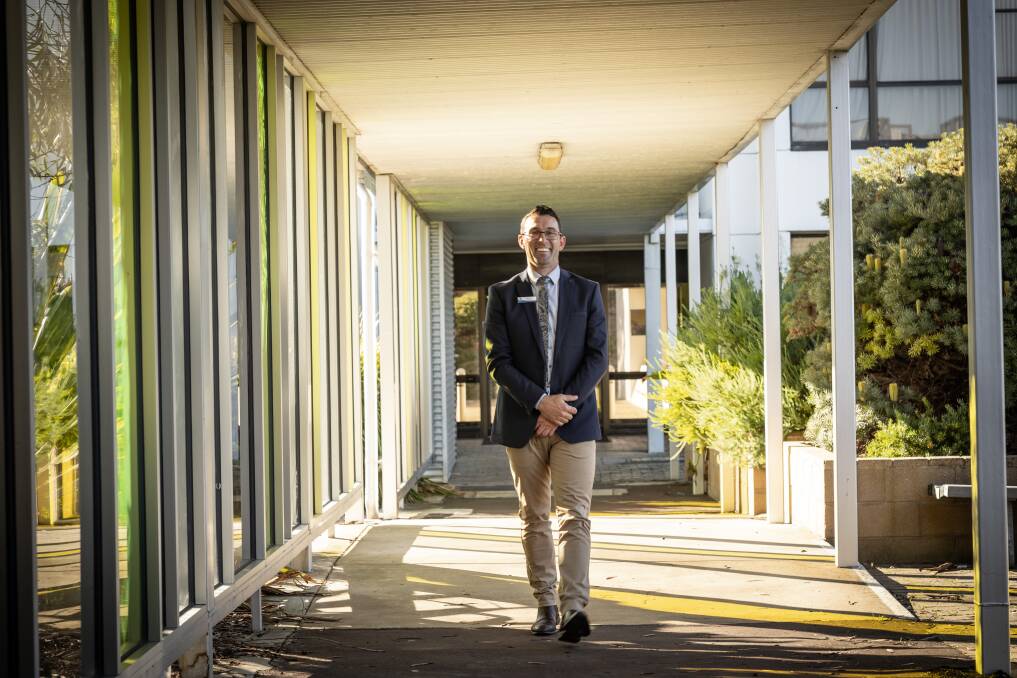 Xavier Davis has joined Camperdown College as principal after seven years at Colac Secondary College as assistant principal. Picture by Sean McKenna.