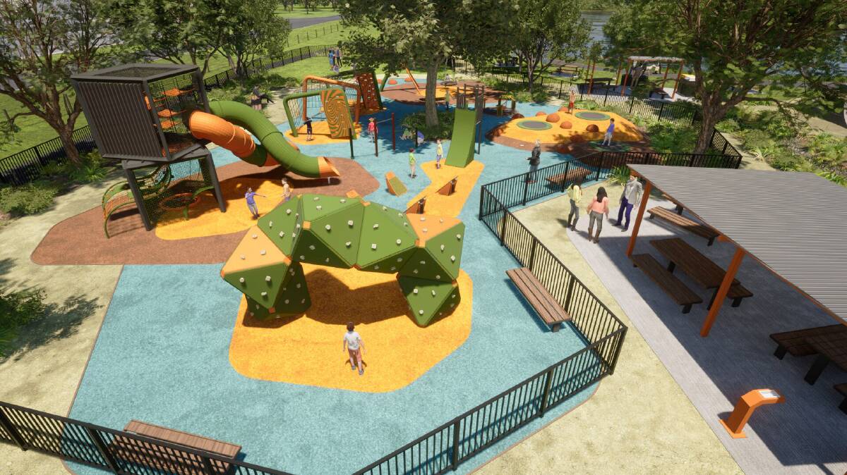 A concept plan for the play precinct. Picture supplied