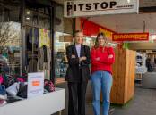 Pitstop Menswear employees Taylah Willsher and Marly Steere are fed up with the level of theft at their Liebig Street store. Picture by Eddie Guerrero.