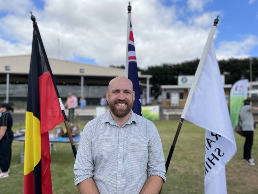 The Colour Terang Festival was awarded Event of the Year. Pictured is committee member Ben Dennis.