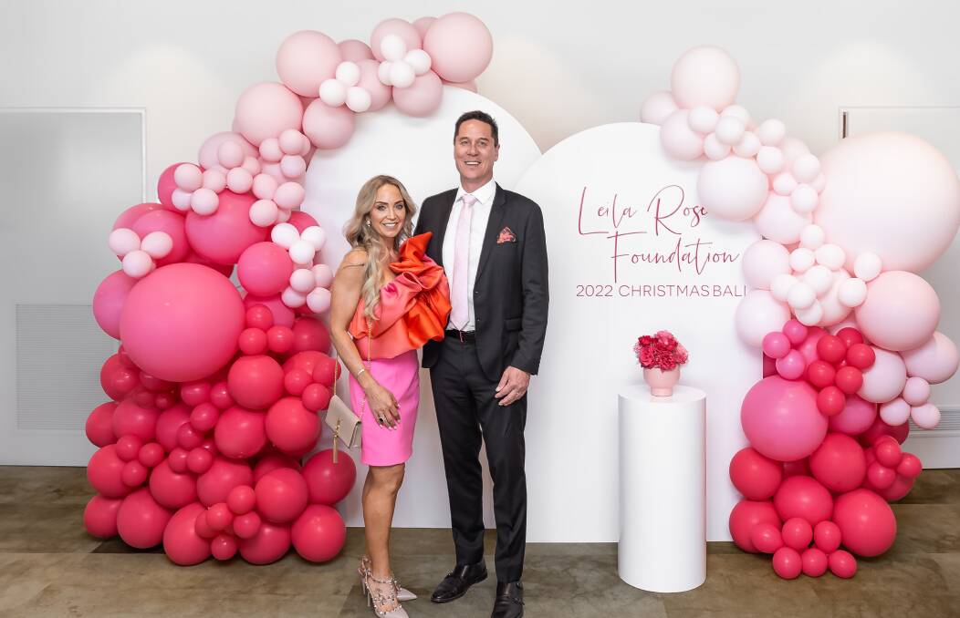 Leila Rose Foundation founders Tracy and Andrew Chow. The charity has raised $1m for families with children who have cancer. Picture by Miss Angela Photography