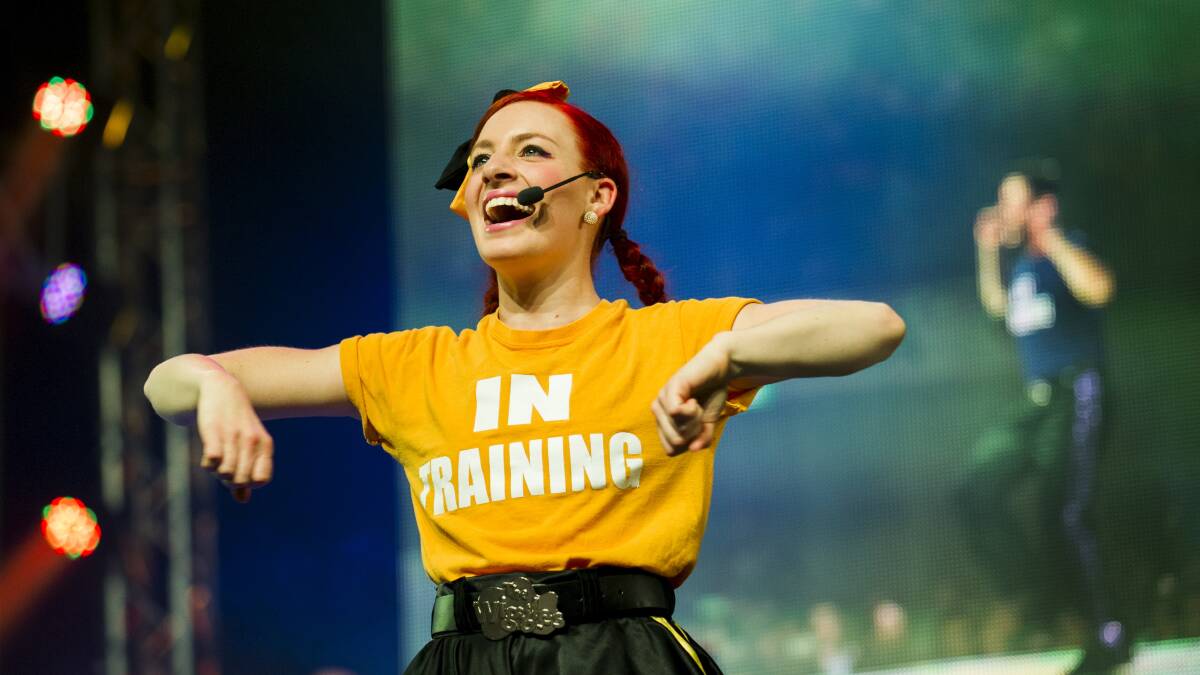 Emma Watkins during a 2012 performance with The Wiggles.