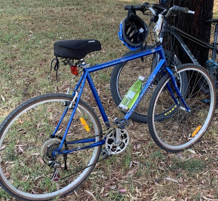 Two of the Pascoe family's bicycles stolen from Surfside Holiday Park on April 6. Mr Pascoe said the thefts wouldn't deter the family from visiting during Easter.