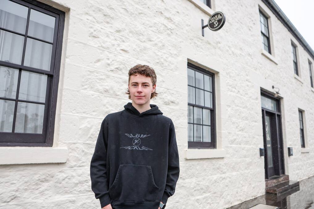 Port Fairy teenager Sam Connellan's photography will be incorporated in Winter Weekends' light projections. Picture by Anthony Brady