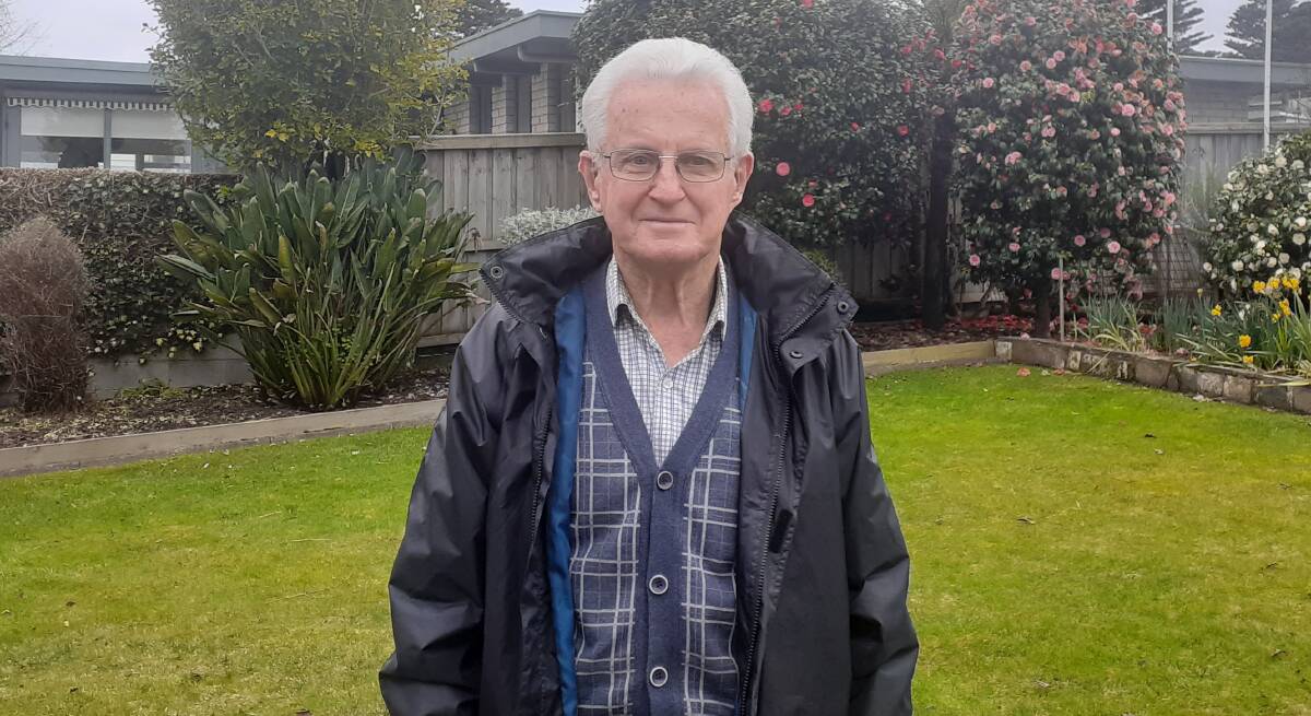 Retired Warrnambool businessman Russell Anderson's sporting interests include football, horse racing and lawn bowls. Picture supplied