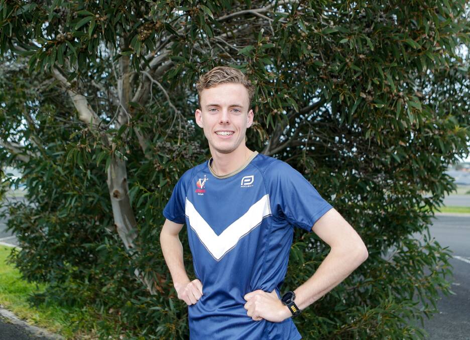 Josh Bail is thrilled with his progress throughout the winter cross country season, which culminated in a 15th finish at the Australian championships. Picture by Anthony Brady