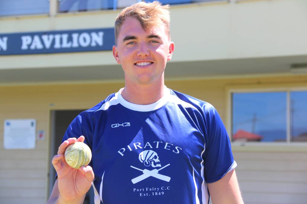 Port Fairy import James Vandepeer took 4-16 from nine overs against Merrivale on Saturday. Picture by Meg Saultry