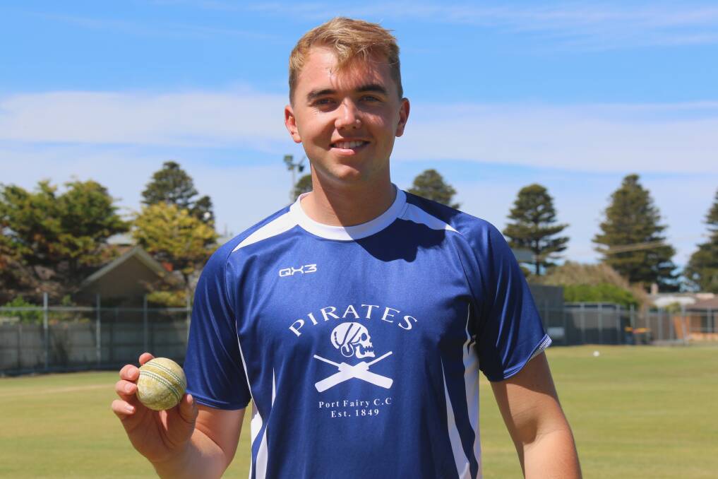 James Vandepeer is helping Port Fairy with both bat and bowl this season. Picture by Meg Saultry
