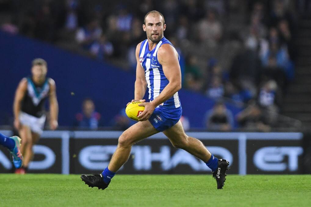 Ben Cunnington was one of the AFL's best contested ball-winners during his 14 years in the competition. File picture