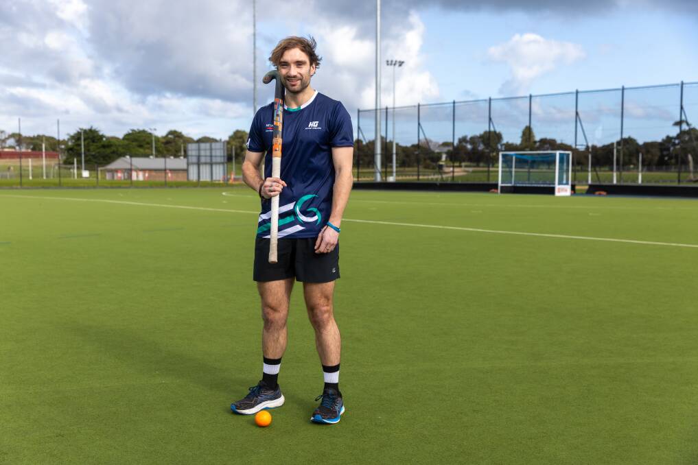 Warrnambool's Max Ferrier's goal is to play state level hockey. Picture by Eddie Guerrero