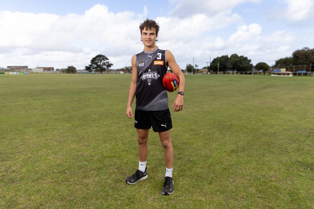 Warrnambool's Sam Niklaus will play for the GWV Rebels in 2024 despite boarding at Xavier College. Picture by Eddie Guerrero