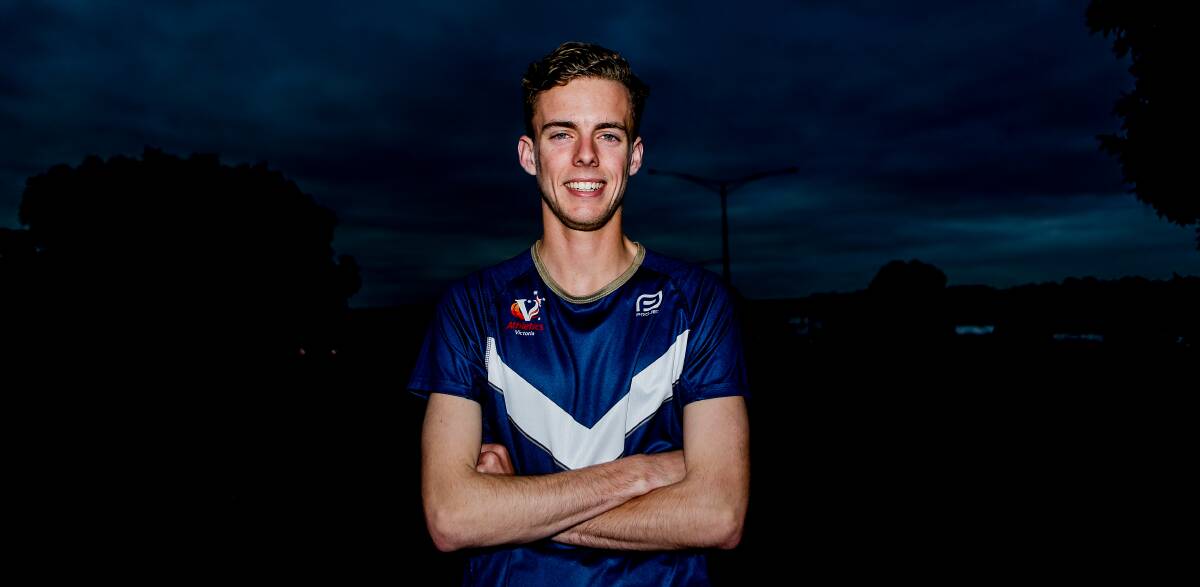 Warrnambool long distance runner Josh Bail is gearing up for the summer track season after a breakthrough winter cross country season. Picture by Anthony Brady