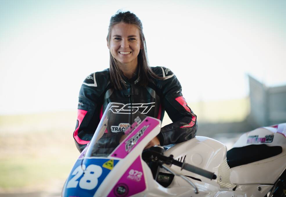 Tayla Relph is embracing the opportunity she's recieved to race against the world's fastest female riders. Picture by Sean McKenna