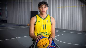 Jaylen Brown, pictured at home in Warrnambool last year, will represent Australia at the Paralympics. Picture by Eddie Guerrero